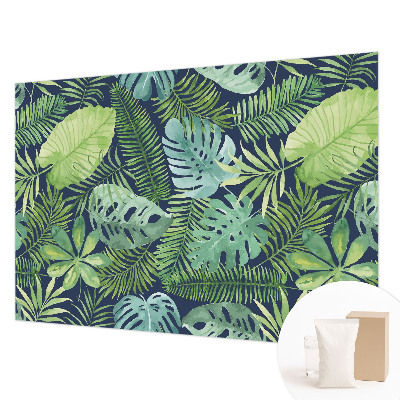 Fototapeta fizelinowa do sypialni Tropikalne liście