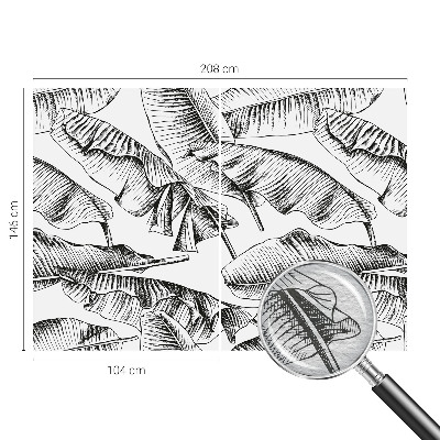 Fototapeta na ścianę Bananowe liście