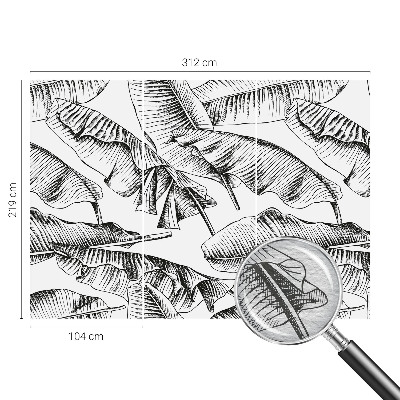 Fototapeta na ścianę Bananowe liście