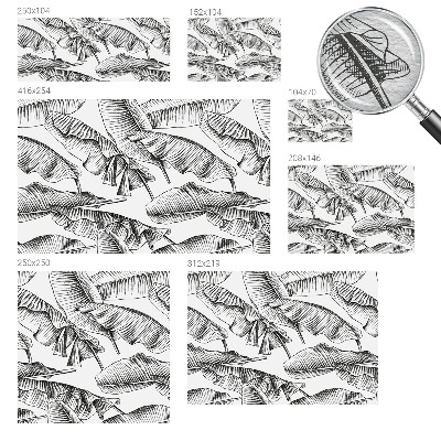 Fototapeta na ścianę Bananowe liście