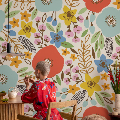 Fototapeta na ścianę Fototapeta na ścianę Kwiatowy wzór