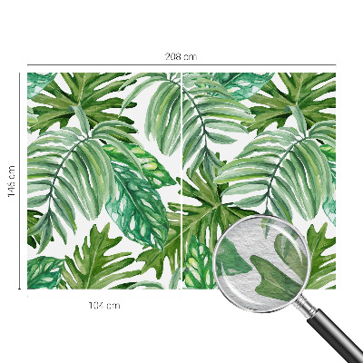 Tapeta fotograficzna Egzotyczne liście