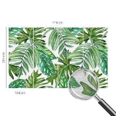 Tapeta fotograficzna Egzotyczne liście