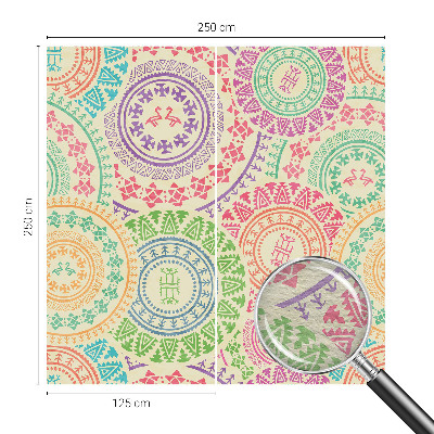 Dekoracyjna fototapeta na ścianę Kolorowe mandale