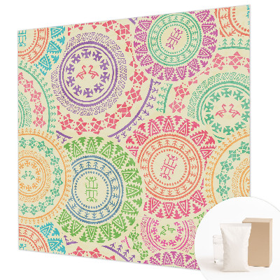 Dekoracyjna fototapeta na ścianę Kolorowe mandale