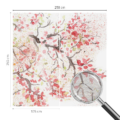 Nowoczesna fototapeta do salonu Kwitnące gałęzie