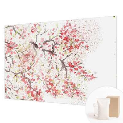 Nowoczesna fototapeta do salonu Kwitnące gałęzie