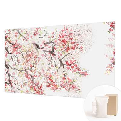 Nowoczesna fototapeta do salonu Kwitnące gałęzie