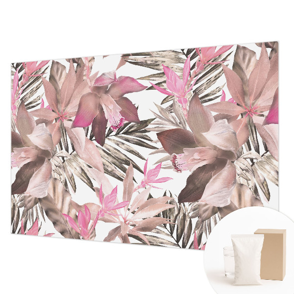 Fototapeta fizelinowa z nadrukiem Egzotyczne kwiaty