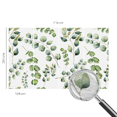 Tapeta fotograficzna Zielone liście