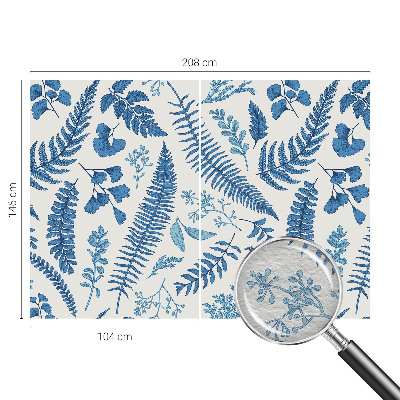 Nowoczesna fototapeta do salonu Botaniczne wzory