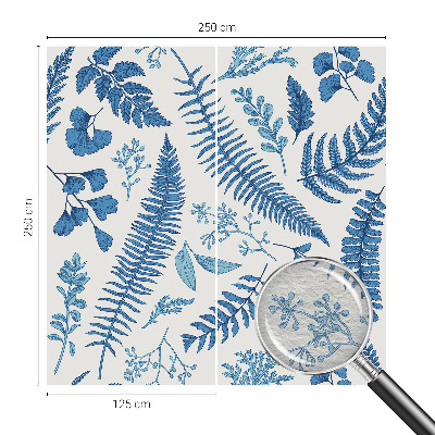 Nowoczesna fototapeta do salonu z botanicznym wzorem