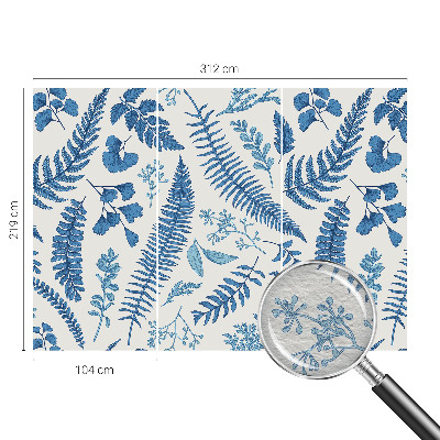 Nowoczesna fototapeta do salonu Botaniczne wzory