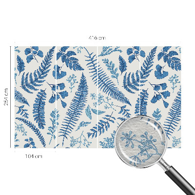 Nowoczesna fototapeta do salonu z botanicznym wzorem