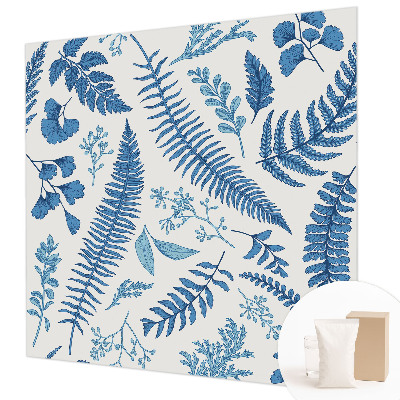 Nowoczesna fototapeta do salonu Botaniczne wzory