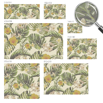 Fototapeta fizelinowa z nadrukiem Egzotyczna flora