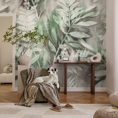 Tapeta fotograficzna Akwarelowe liście