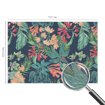 Fototapeta fizelinowa do sypialni Fototapeta fizelinowa do sypialni Kwiaty tropikalne