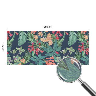 Fototapeta fizelinowa do sypialni Fototapeta fizelinowa do sypialni Kwiaty tropikalne