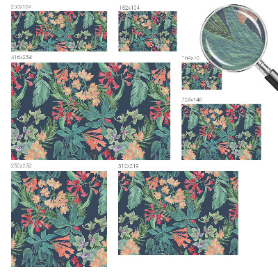 Fototapeta fizelinowa do sypialni Fototapeta fizelinowa do sypialni Kwiaty tropikalne