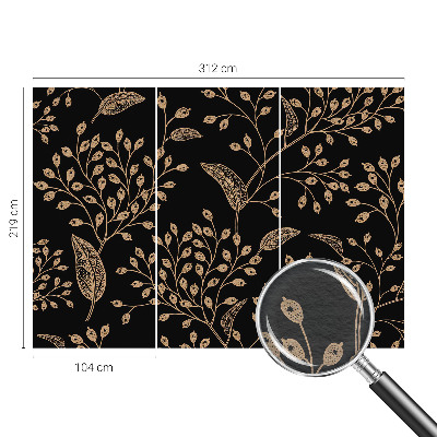 Tapeta fotograficzna fizelinowa z motywem botanicznym w eleganckim stylu
