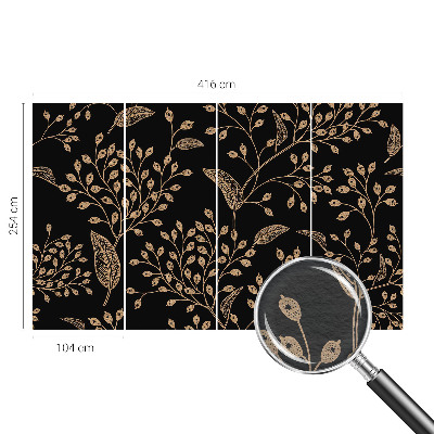 Tapeta fotograficzna fizelinowa z motywem botanicznym w eleganckim stylu