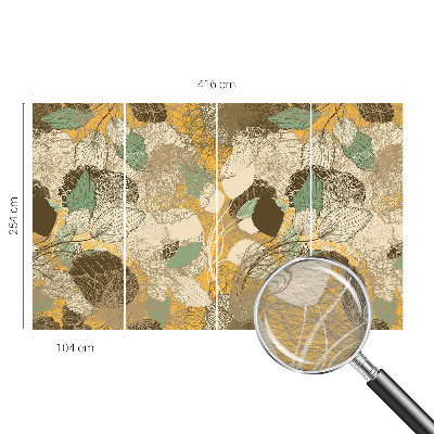 Fototapeta fizelinowa do sypialni Roślinne piękno