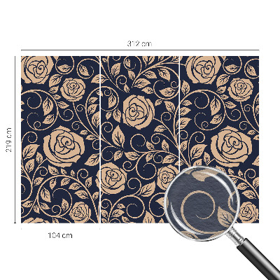 Tapeta fotograficzna fizelinowa Romantyczne kwiaty