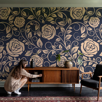 Tapeta fotograficzna fizelinowa Romantyczne kwiaty