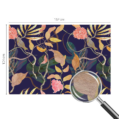 Nowoczesna fototapeta do salonu Roślinna elegancja