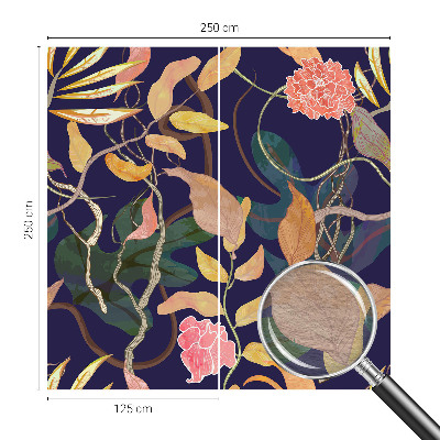 Nowoczesna fototapeta do salonu Roślinna elegancja