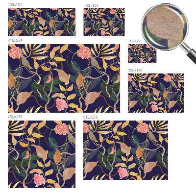 Nowoczesna fototapeta do salonu Roślinna elegancja