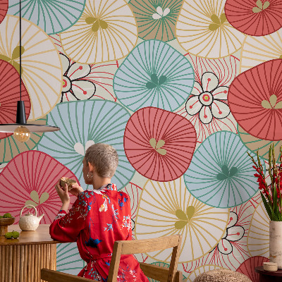 Dekoracyjna fototapeta na ścianę Dekoracyjna fototapeta na ścianę Kwiatowy wzór