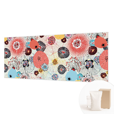 Fototapeta fizelinowa do sypialni Kolorowe kwiaty