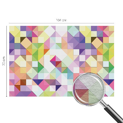 Fototapeta fizelinowa z nadrukiem Kolorowe kształty