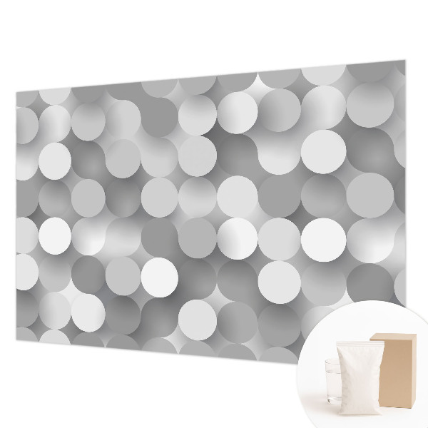 Tapeta fotograficzna Szare okręgi