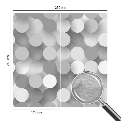 Tapeta fotograficzna Szare okręgi