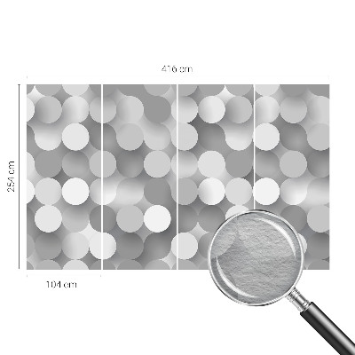 Tapeta fotograficzna Szare okręgi