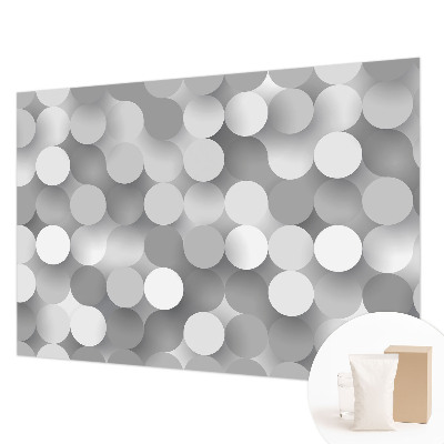 Tapeta fotograficzna Szare okręgi