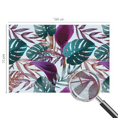 Nowoczesna fototapeta do salonu Tropikalna kompozycja