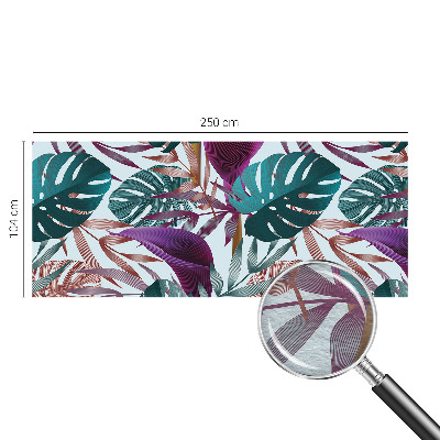 Nowoczesna fototapeta do salonu Tropikalna kompozycja