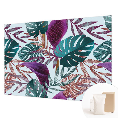 Nowoczesna fototapeta do salonu Tropikalna kompozycja