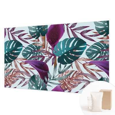 Nowoczesna fototapeta do salonu Tropikalna kompozycja