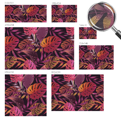 Fototapeta na ścianę Egzotyczne liście