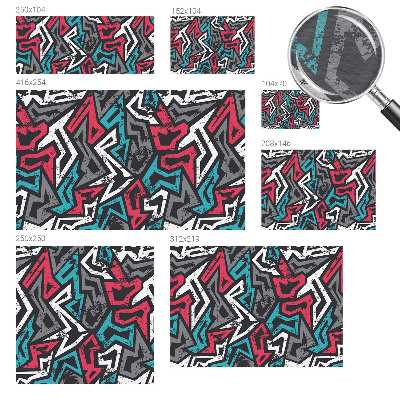 Fototapeta fizelinowa z nadrukiem Abstrakcyjna mozaika