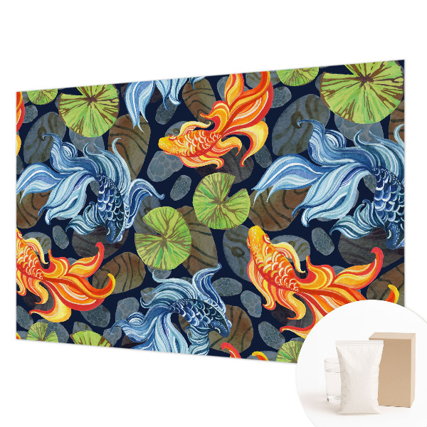 Nowoczesna fototapeta do salonu Rybne wzory