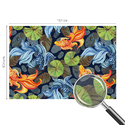 Nowoczesna fototapeta do salonu Rybne wzory