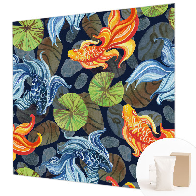 Nowoczesna fototapeta do salonu Rybne wzory