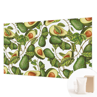 Fototapeta fizelinowa do sypialni Awokado wzór