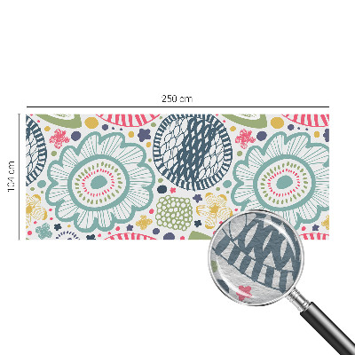 Fototapeta fizelinowa z nadrukiem Kwiatowe wzory